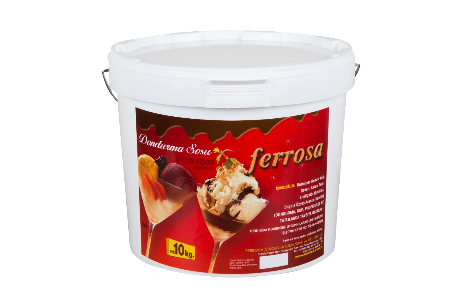 Dondurma Sosu Kakaolu Ferrosa Çikolata